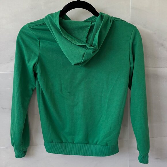 2/$16 Green MESSI hoodie - Boys Small - Picture 4 of 4